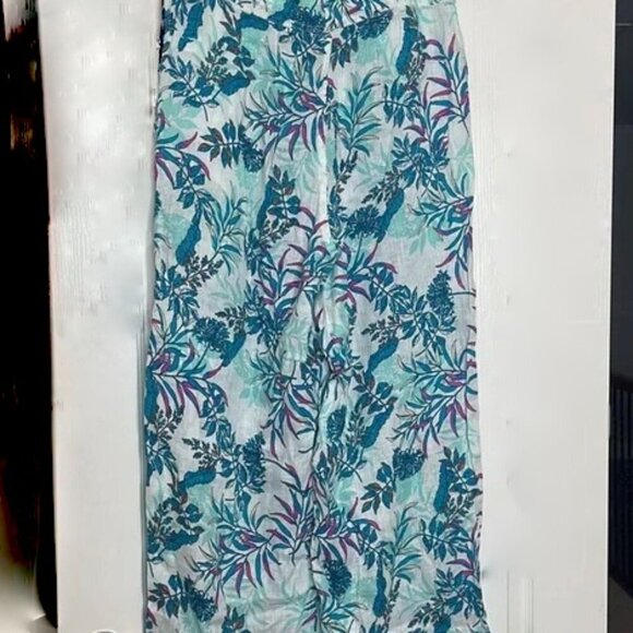 Cynthia Rowley Linen Wide-Leg Pants M - Picture 5 of 11